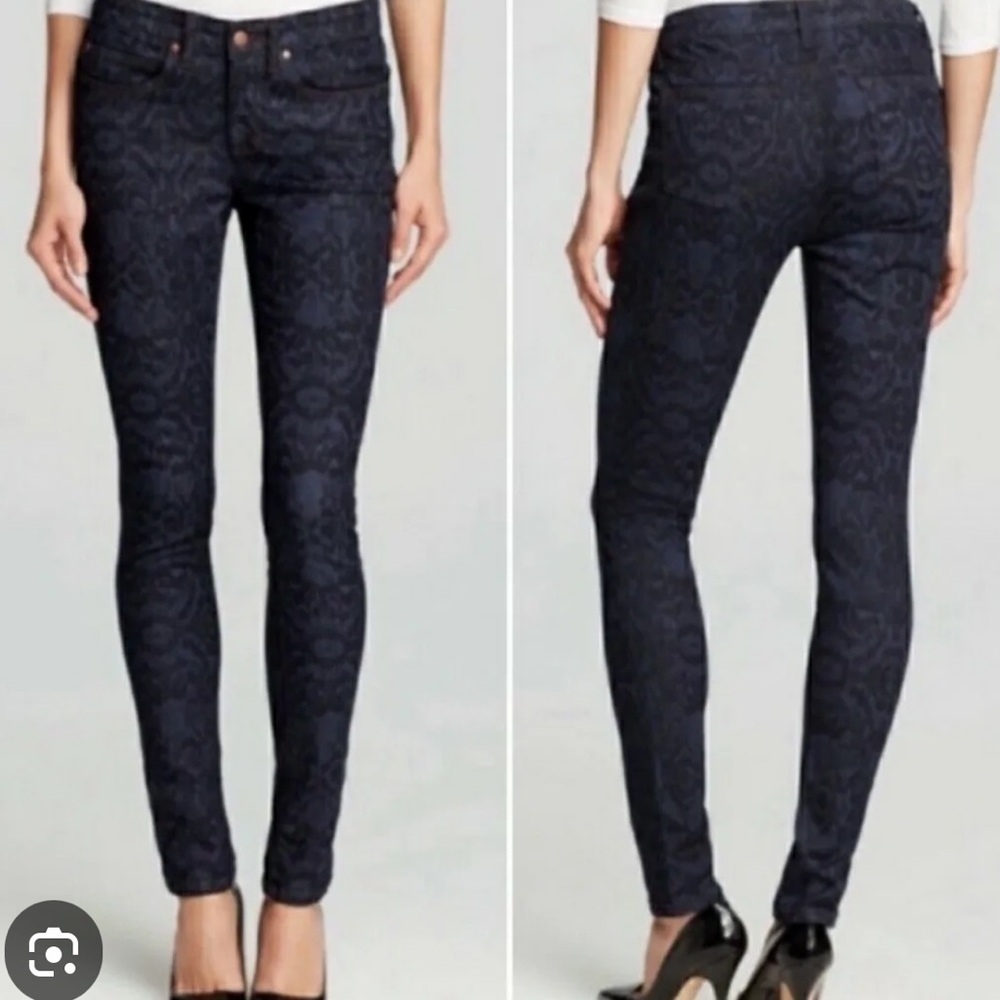 Eileen Fisher Ikat print denim